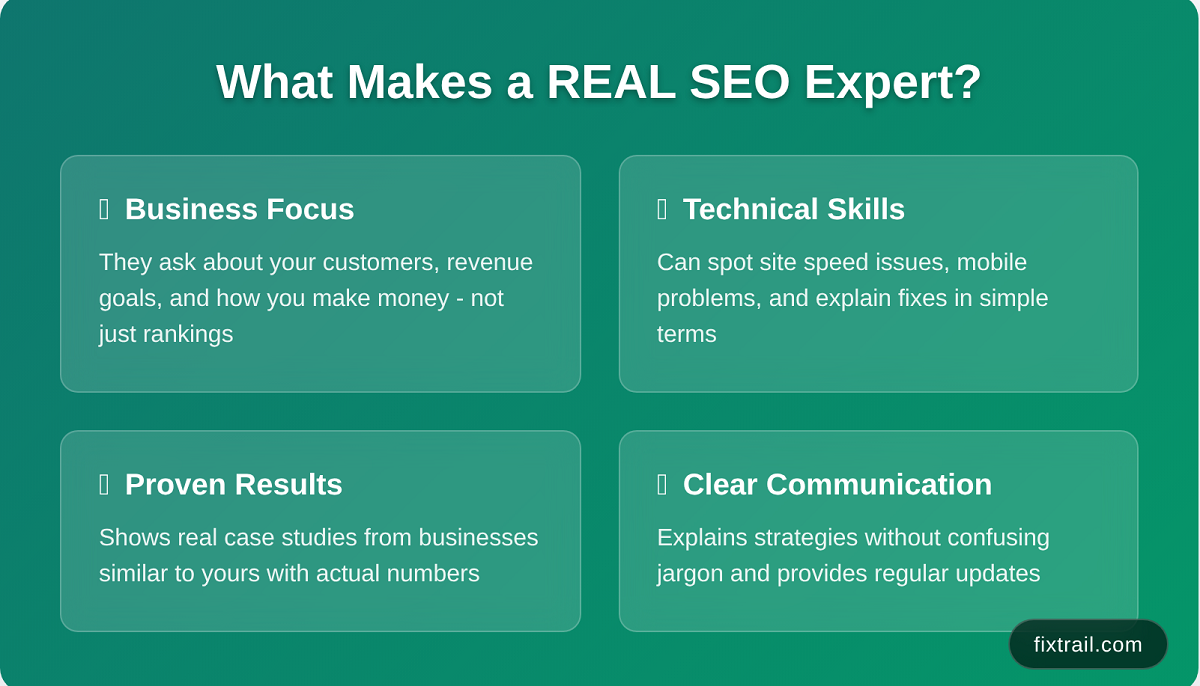what makes a real seo expert